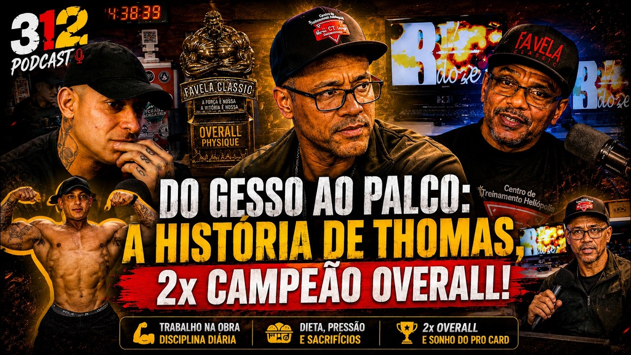 Do gesso ao palco: a história de Thomas, 2x campeão overall