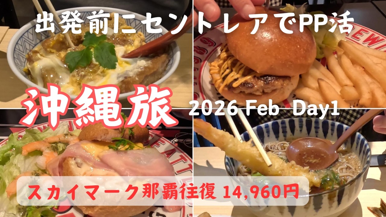 スカイマークで、オフシーズンの沖縄へ【3泊4日沖縄旅#1】