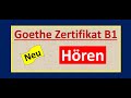 Goethe Zertifikat B1 Neu Hören Modelltest mit Antworten am Ende || Vid - 176