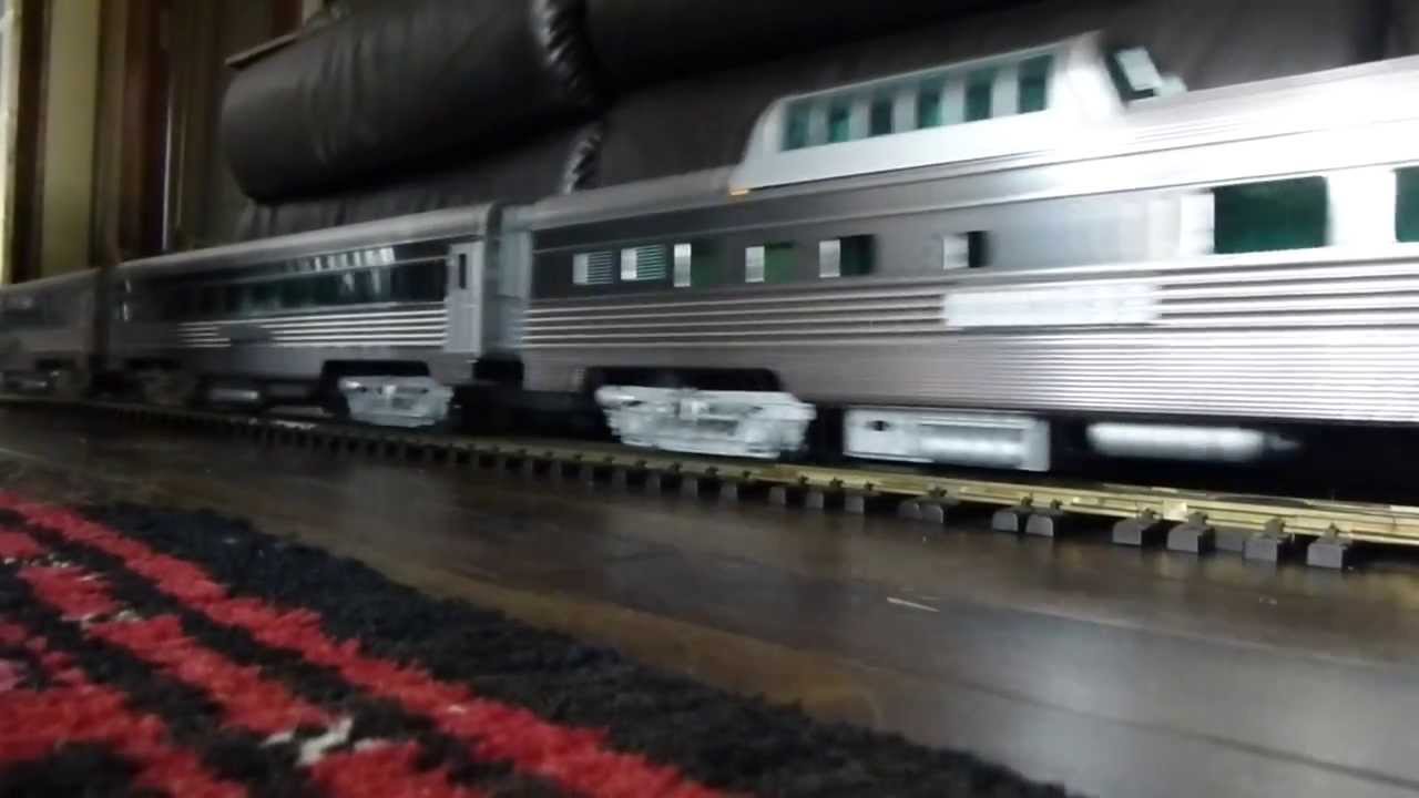 Aristocraft 4 6 2 And Diesel Locomotives With Santa Fe Passenger Train aristocraft-4-6-2-and-diesel-locomotives-with-santa-fe-passenger-train