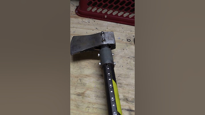 Hidden motorbike chain Axe