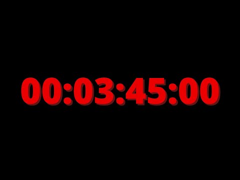 03:45 minute red & black timer #45secondcountdown #countdown