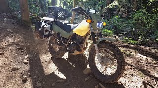 TW200 Trail Riding at Walker Valley ORV