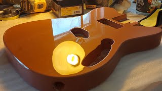 How to finish a guitar. Level Dry Sanding