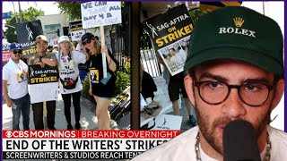 WGA Reaches Tentative Agreement (HasanAbi REACTS)