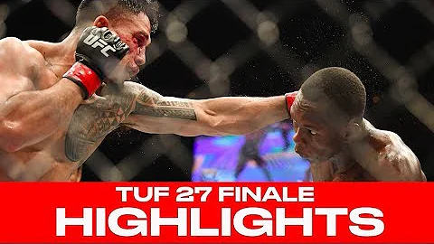 TUF 27 Finale Highlights! Israel Adesanya Dominates Brad Tavares