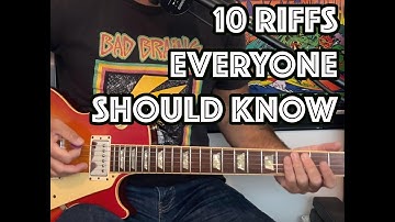 Deze riffs MOET je kennen