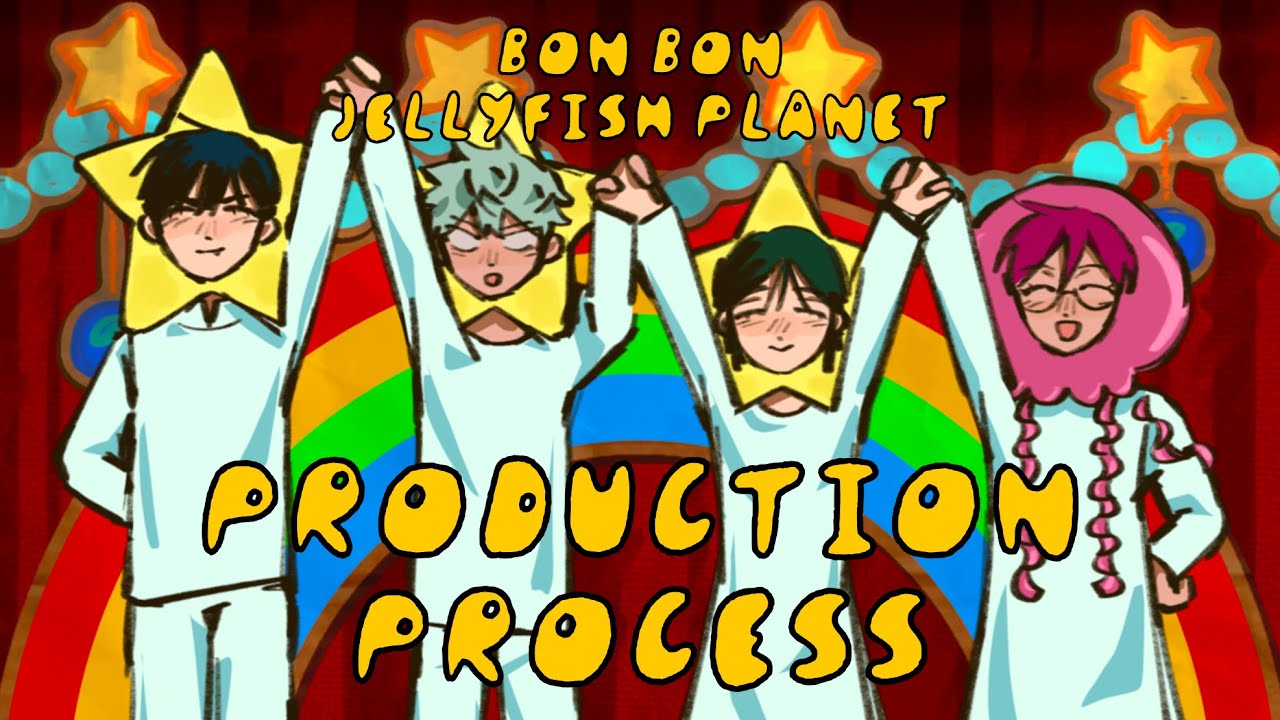 PRODUCTION PROCESS SPEEDPAINT + some commentary (BON BON JELLYFISH