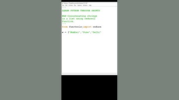 cancatenating strings using python