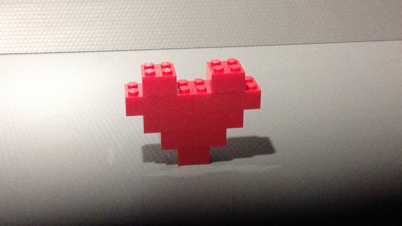 Tuto) Comment faire un cœur rouge en Lego 