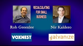 Rob Greenlee, VoxNest. Nir Kaldero, Galvanize. Nov 2, 2018