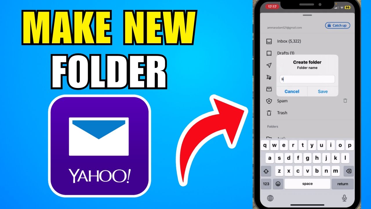 How To Make New Folder In Yahoo Mail On iPhone (2026) (Best Method ...