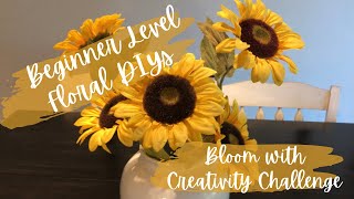 Bloom with Creativity Challenge |
Beginner Level DIYs | #homedecor #diys #livinglifewithlon