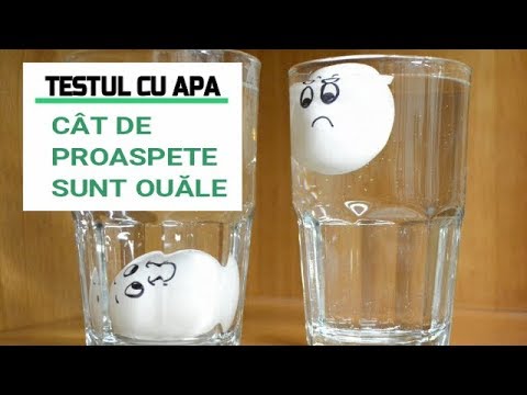 Video: Cum Se Verifică Prospețimea Ouălor