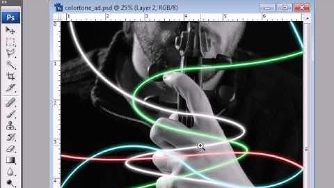 Create Glowing Lines Using PhotoShop Paths
