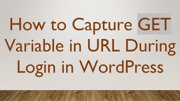 How to Capture GET Variable in URL During Login in WordPress