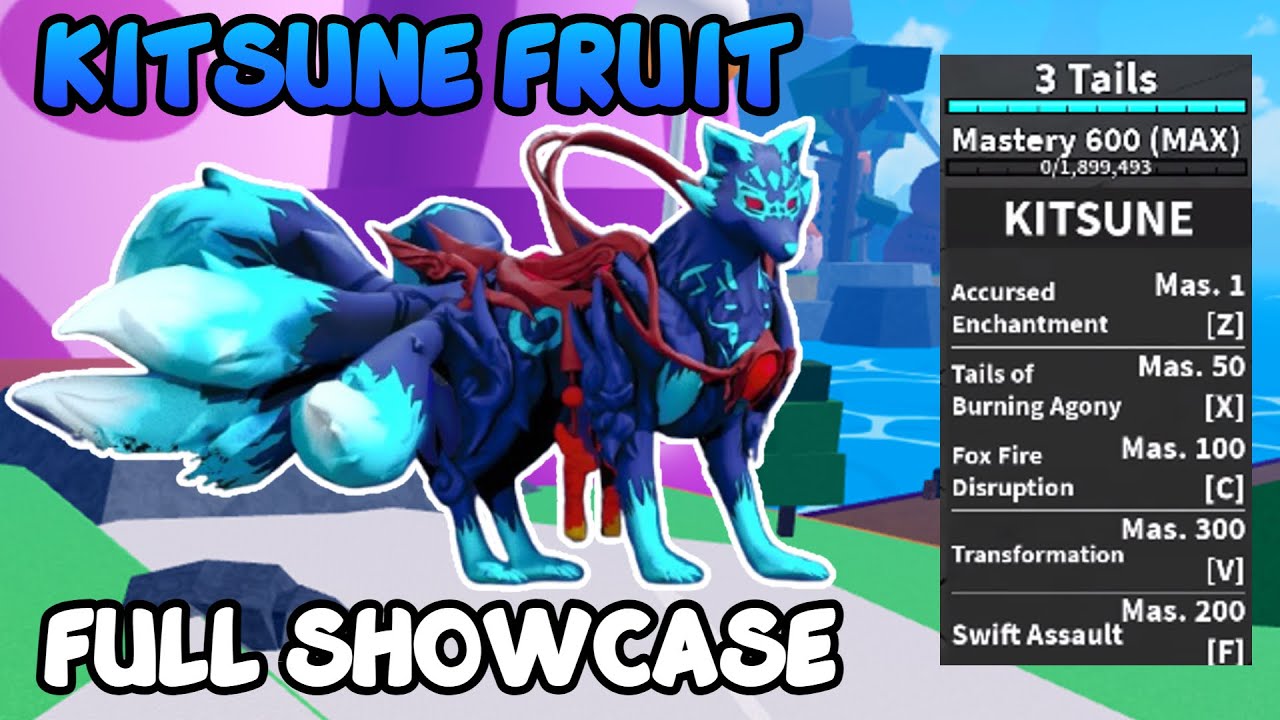 NEW!! Kitsune Fruit Full Showcase!!! (Blox Fruits) - YouTube