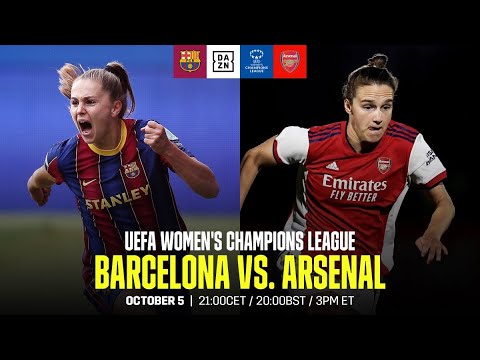 Barcelona Vs Arsenal Uefa Women S Champions League Matchday 1 Full Match Youtube