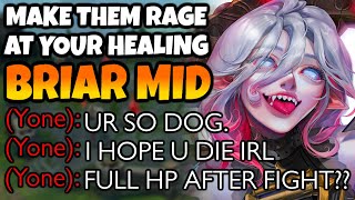 I made Yone cry & rage with Briar Mid (She is SO INSANE LATEGAME)
