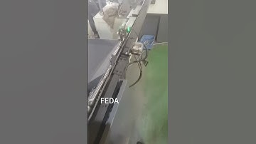 FEDA Thread rolling machine with automatic feeder for ball stud groove rolling #machine #auto #cnc