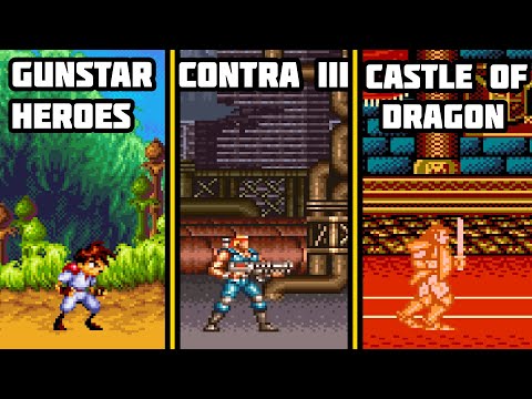 Видео: Gunstar Heroes, Contra III, Castle of Dragon - Ретро Стрим Sega Dendy nes PS1 Ностальгия