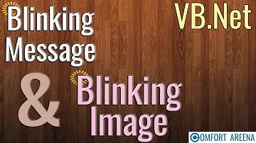 How to Create a Blinking Message with VB.Net