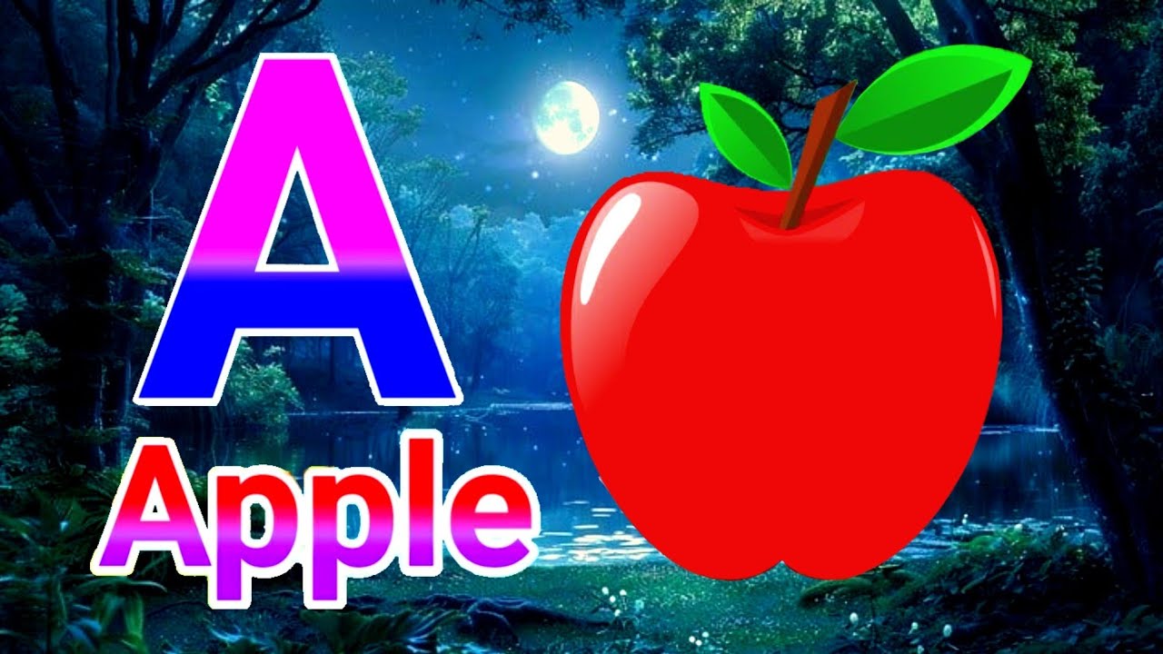 a for apple b for ball c for cat | abc phonics song | alphabets ...