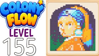 Colony flow level 155 walkthrough solution 