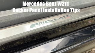 2006 Mercedes Benz E55 AMG W211 Rocker Panel Installation by The Car Chak 1,002 views 2 years ago 3 minutes, 45 seconds