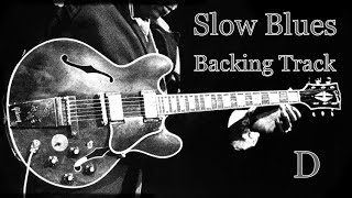 Blues Backing Track || Slow Blues D ||