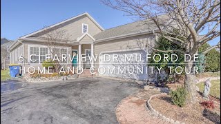 Home for Sale at 6 Clearview DR Milford DE in the Community of Hearthstone.  Home and Community Tour by Edge to Edge 399 views 4 months ago 7 minutes, 28 seconds