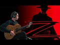 The mask of zorro  meets flamenco gipsy guitarist fingerstyle acoustic movie theme guitar cover