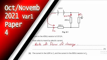 IGCSE Physics October November 2021 Paper 4 Variant 1