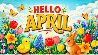 Hello April Classroom Ambience 🌸 Calm Spring Classroom Background | Relaxing Study & Screensaver