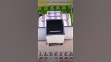 Custom Outdoor Fireplace For Your Sims! #shorts #sims #sims4 #thesims #ts4 #thesims4 #simsshorts