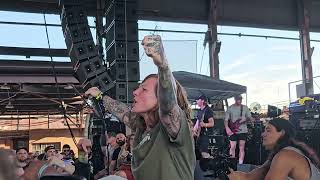 Walls of Jericho Playing Soldier Again live - Furnace Fest 2023