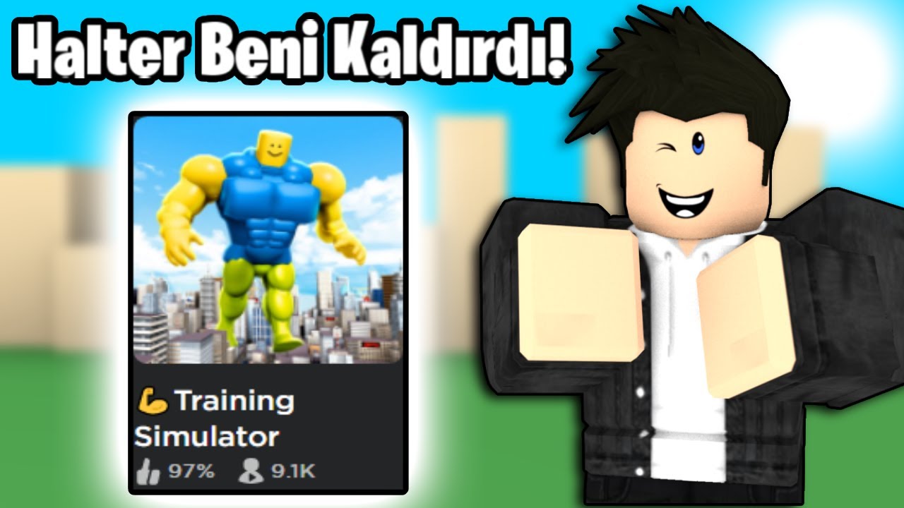 Aşırı Güçlenip Dev Oldum! | Roblox Training Simulator - YouTube