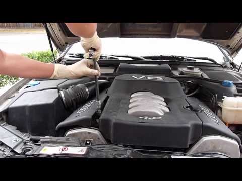 01 Audi A4 Quattro Waterpump Replacement Time Lapse