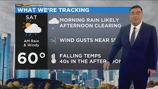 Chicago First Alert Weather: Rain, wind on Saturday