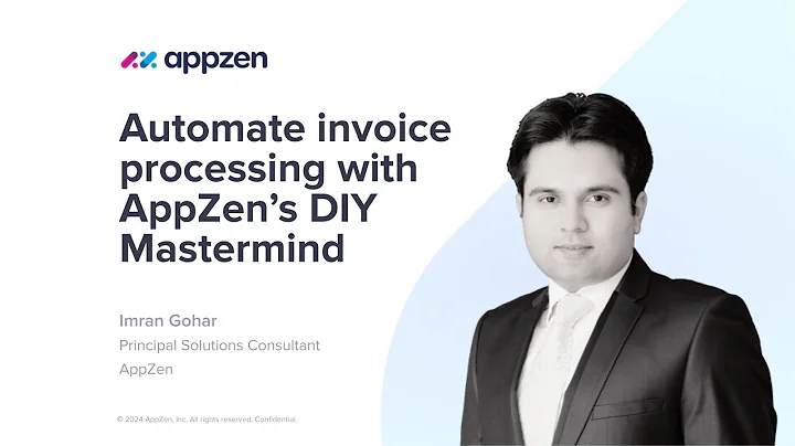 Automate Invoice Processing with AppZen's DIY Mastermind