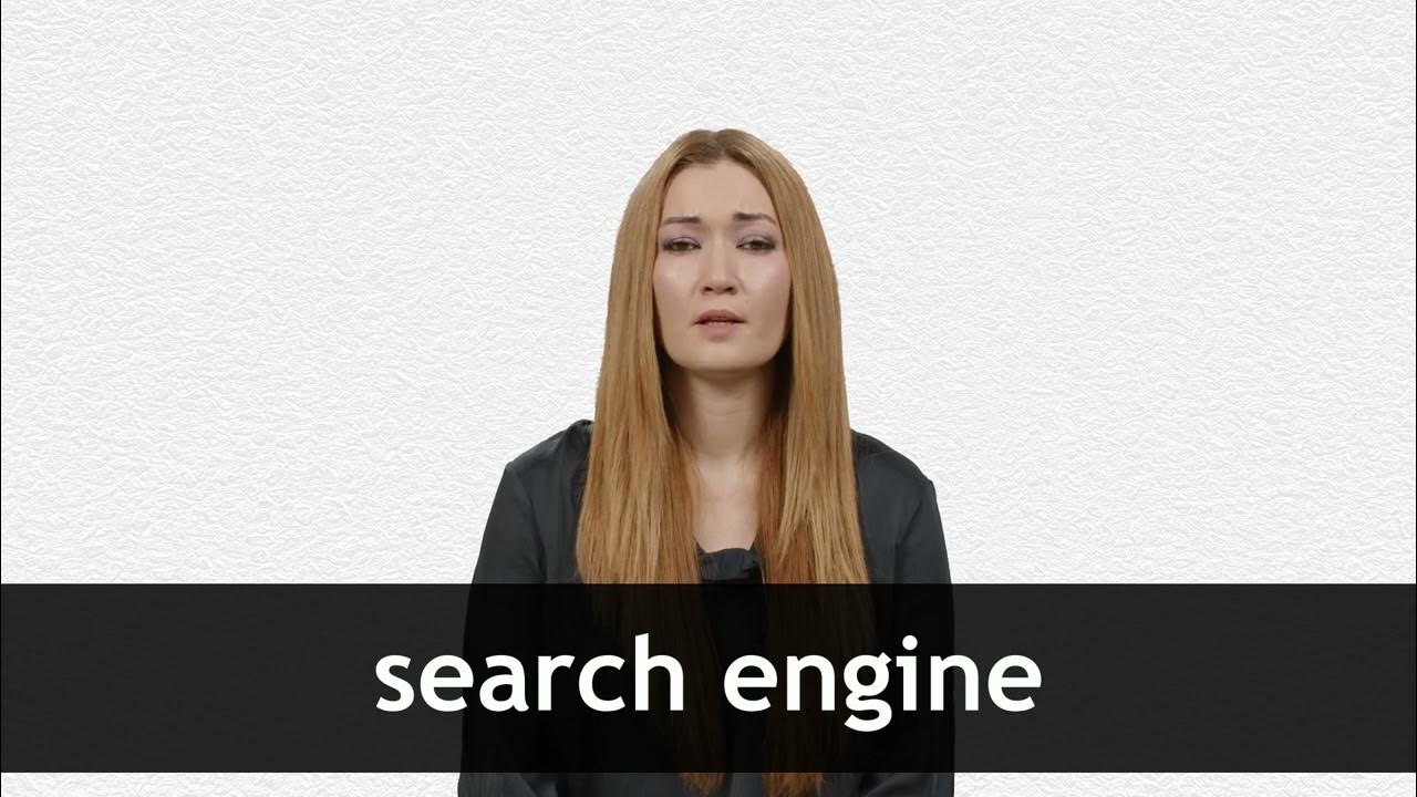 How to pronounce SEARCH ENGINE in American English YouTube