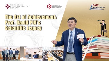 PAIR Seminar by Prof. David PUI (10 Oct 2025)