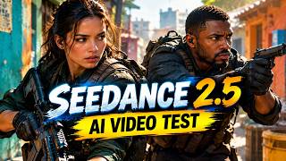 Seedance 2.5 AI Video Test | Cinematic Action Scene Generated with AI