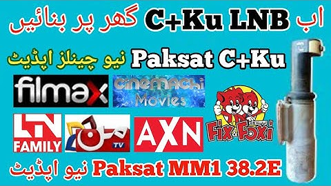 Paksat 38E C+Ku Band Satellite new update || Paksat MM1 38.2E latest update