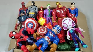 HULK VS SPIDERMAN VS CAPTAIN AMERICA VS IRONMAN VS VENOM VS FLASH SUPERHERO AVENGERS UNBOXING