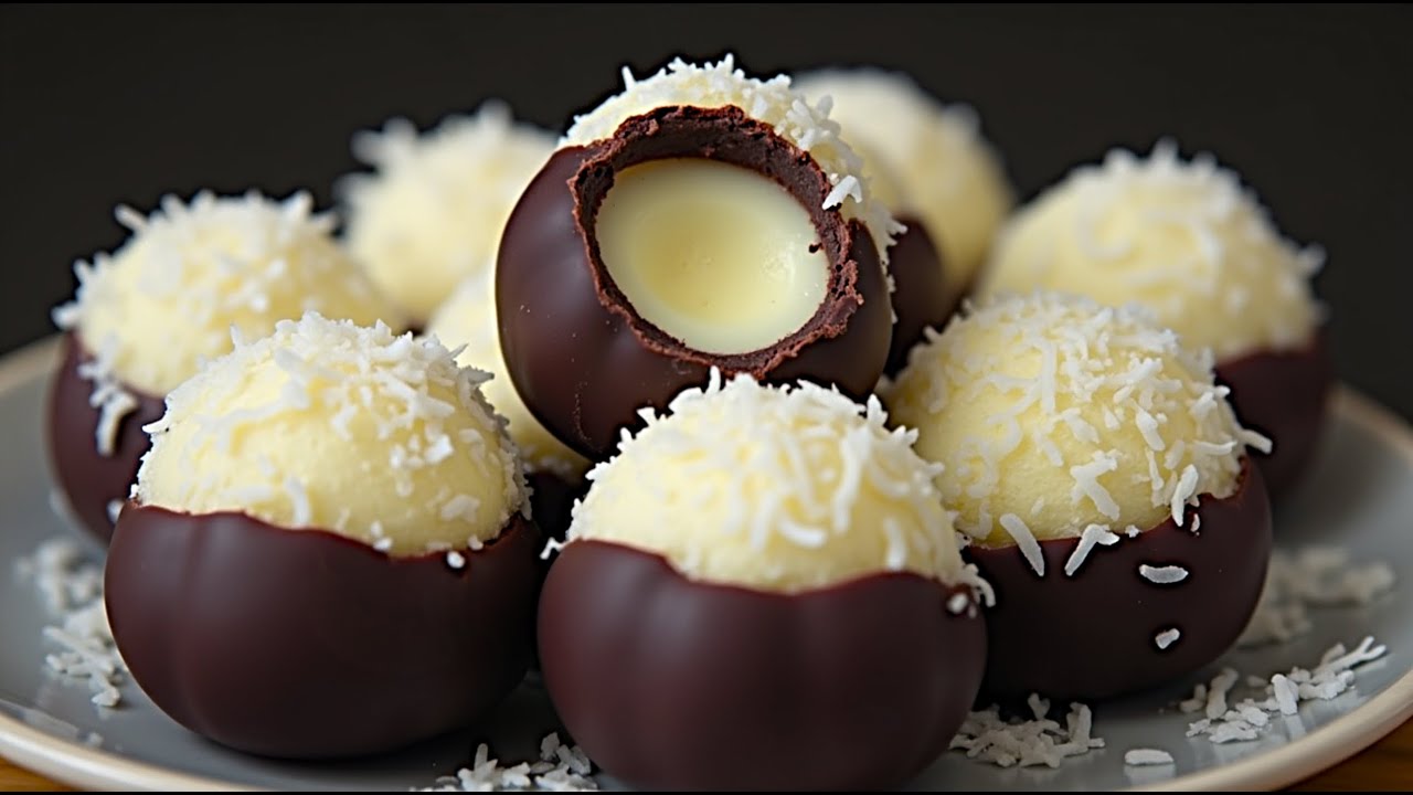 🎄 Weihnachtsdessert in 5 Minuten! Nur wenige Zutaten und Schokolade! Kein Ofen!