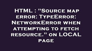 html : 