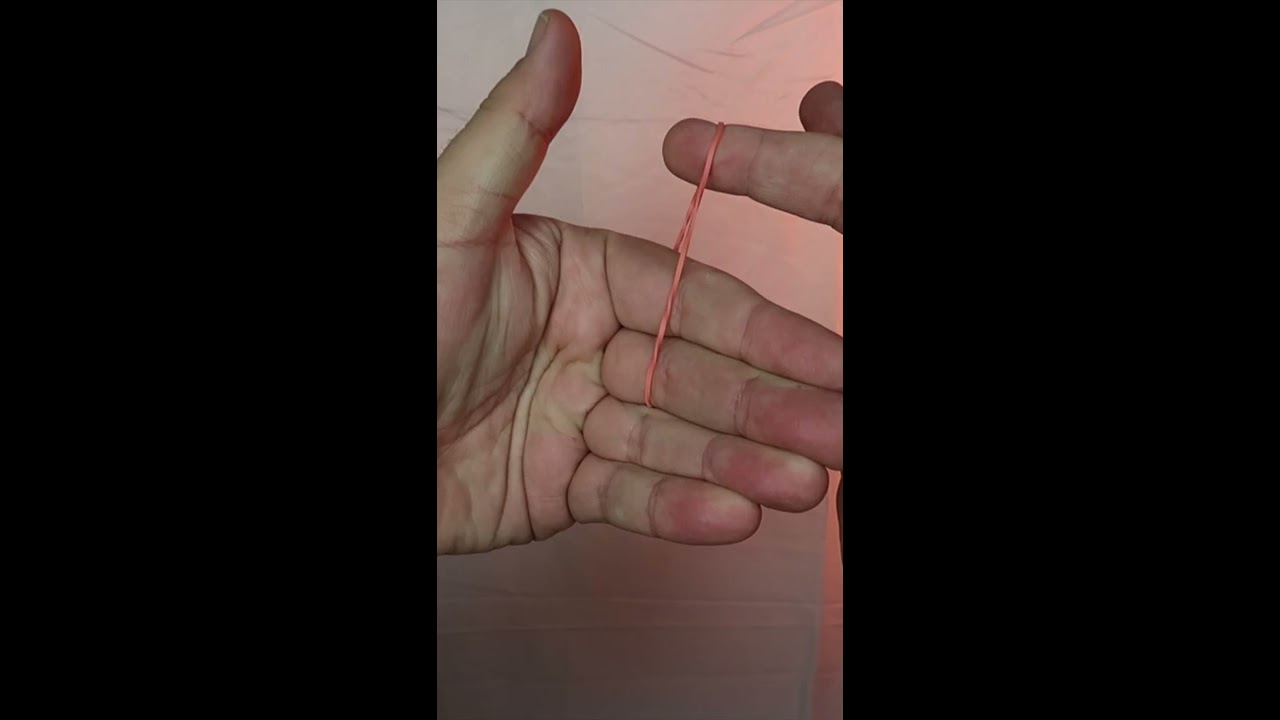 EASY Rubber Band Magic Trick Revealed Shorts