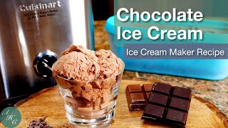 How to make Homemade Chocolate Ice Cream using Cuisinart Ice Cream Maker