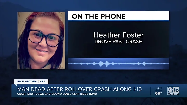 Man dead after rollover crash along I-10